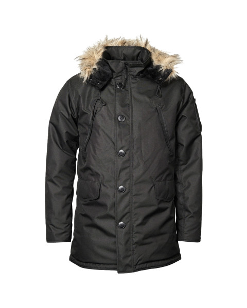 Parka homme noir