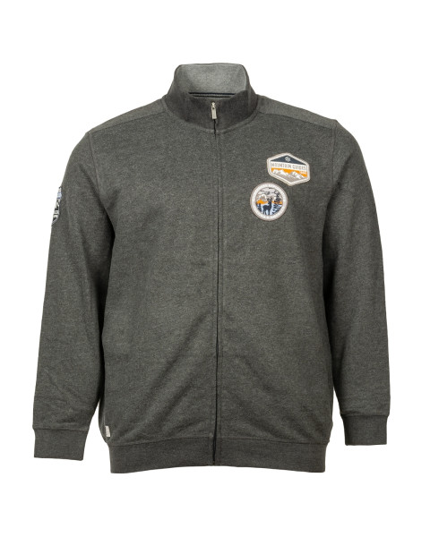 Cardigan homme gris