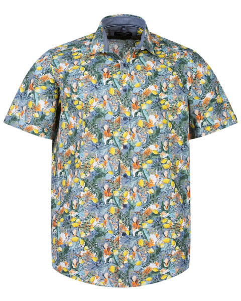 Chemise slim homme bleu