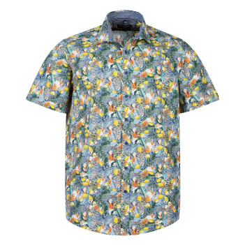 Chemise slim homme bleu