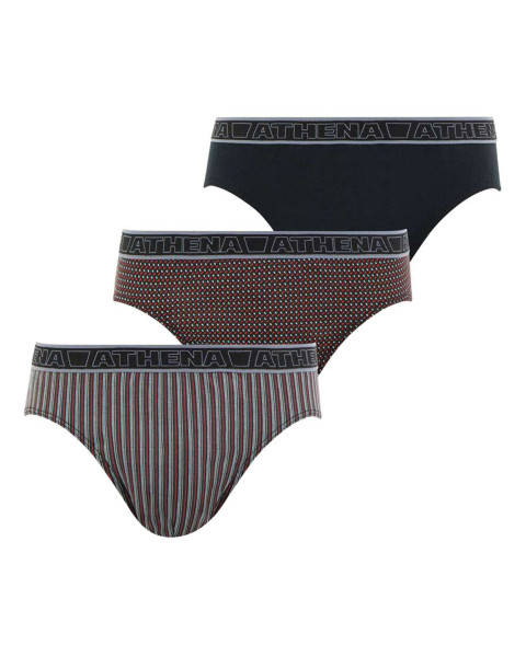 Lot de 3 slips multicolores...