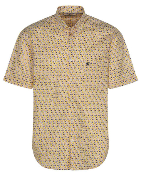 Chemise jaune en coton avec...