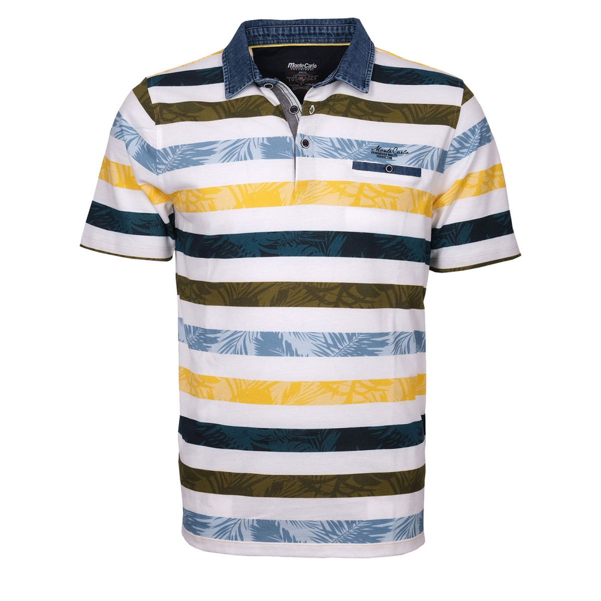 Chemise Homme TU En Coton Vert Clair – Taille M, Manches Courtes, Col Boutonné, Neuve Avec étiquette