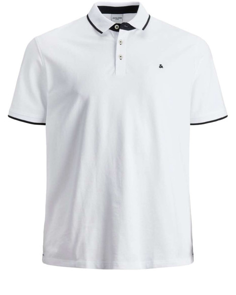 Polo blanc pour homme avec...