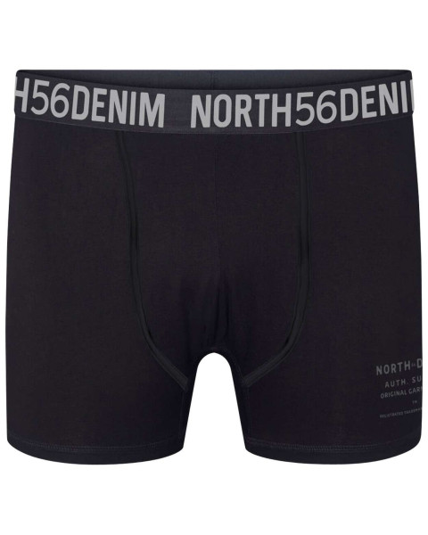 Boxer noir uni avec une...