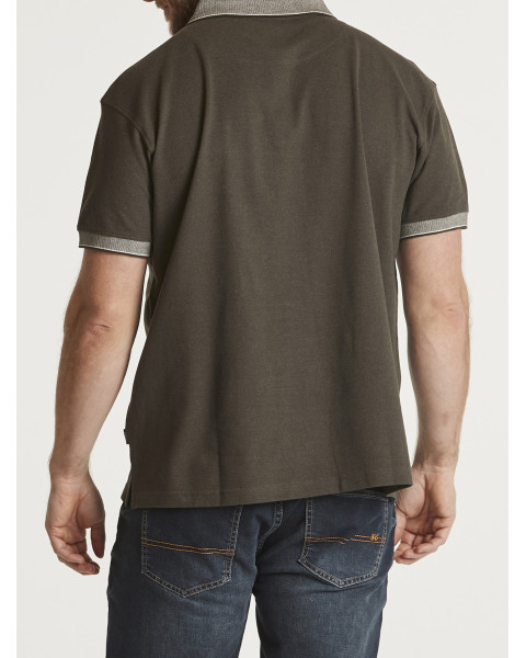 Pull col montant homme gris