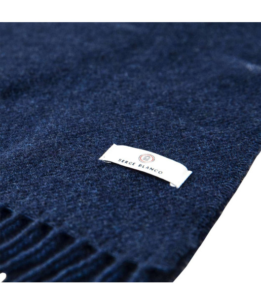 Echarpe Couverture Gap - Bleu Marine électrique Rayé - 55% Laine D'agneau, 45% Nylon - Taille Unique Neuve