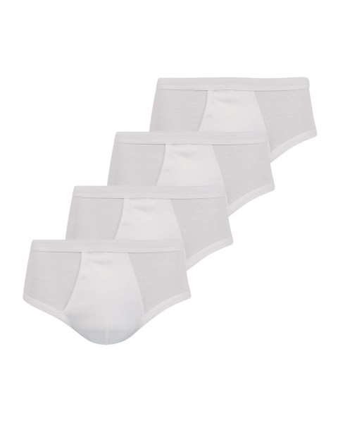 Lot de 4 Slips homme blanc...