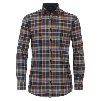 Chemise droite homme rouge