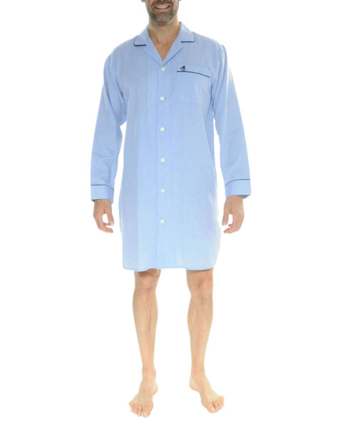 Chemise de nuit bleue ciel...