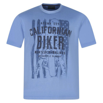 T-shirt homme bleu