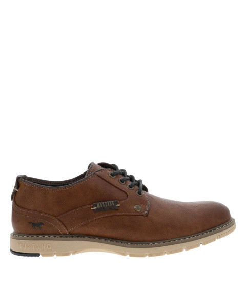 Baskets basses cognac avec...