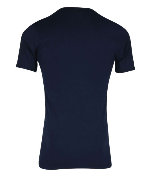 Tunique En Lin 100% Marks And Spencer Taille 10 - Bleu Marine, Col V, Occasion Très Bon état