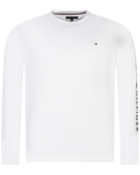 T-shirt en coton blanc uni...