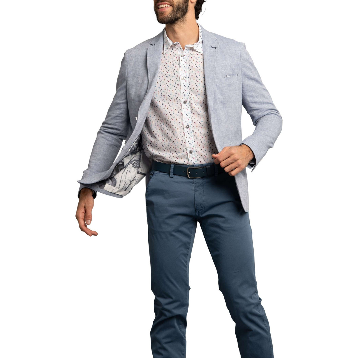Style Smart Casual Veste De Sport Décontractée PJ PAUL JONES Pour Homme - Léger, Deux Boutons, Coupe Ajustée - Polyvalente Bureau Et Sortie Veste Décontractée Homme