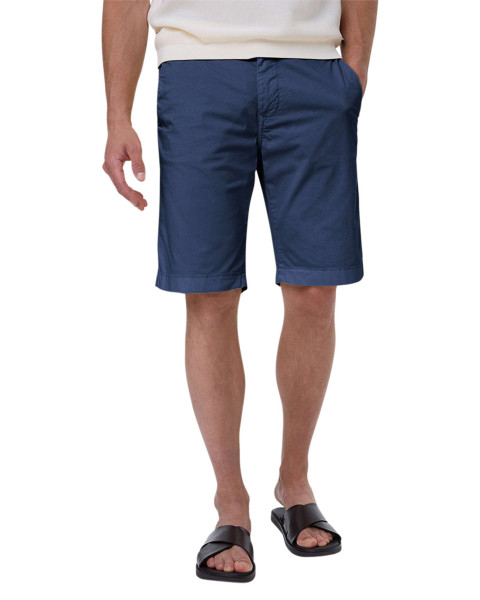 Short Chino en coton bleu...
