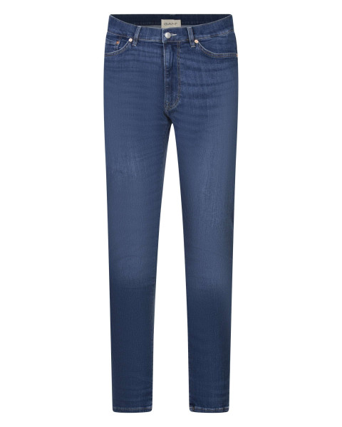 Jean en coton bleu indigo...
