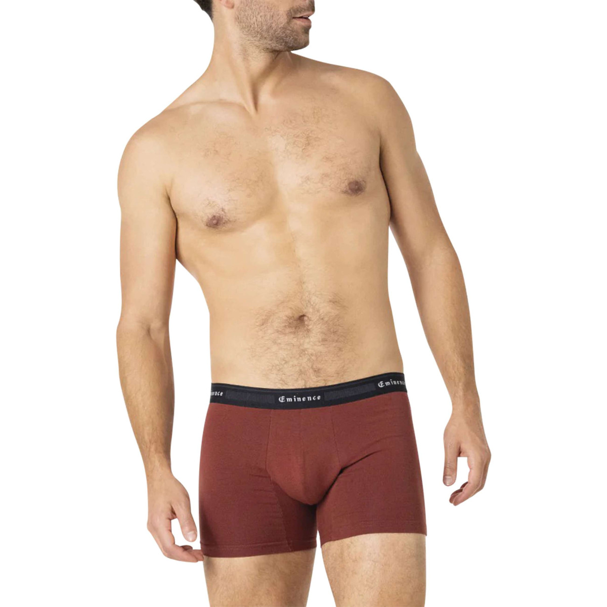 Thumbnail Lot de 3 boxers classiques en coton tricolores avec le nom de la marque - Image 3