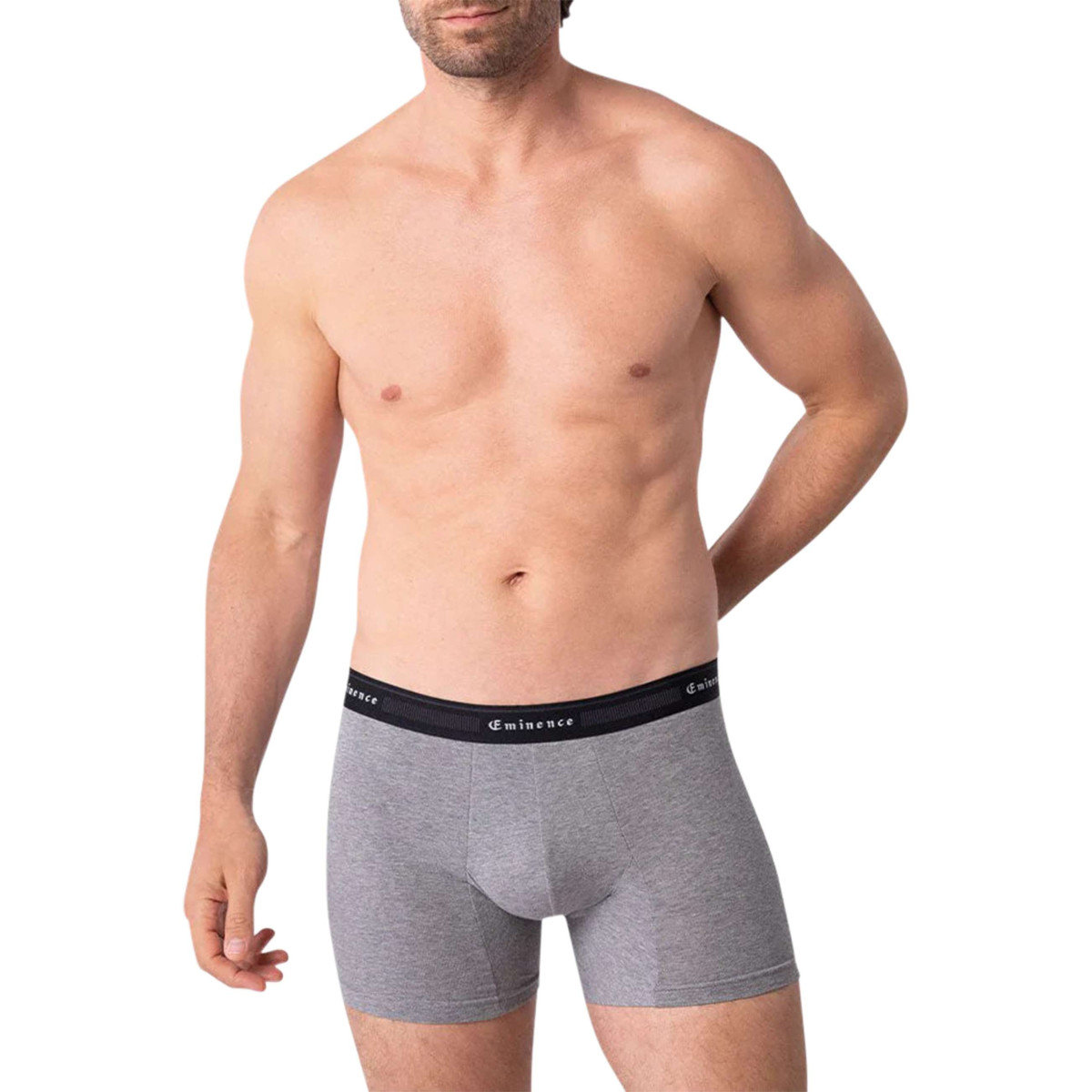 Thumbnail Lot de 3 boxers classiques en coton tricolores avec le nom de la marque - Image 4