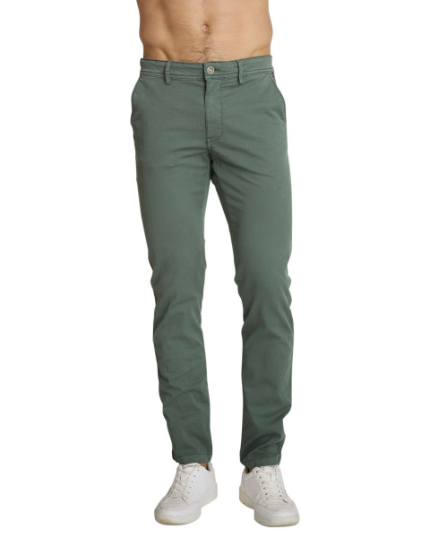 Pantalon chino en coton...