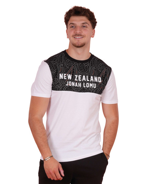 T-shirt en coton blanc uni...