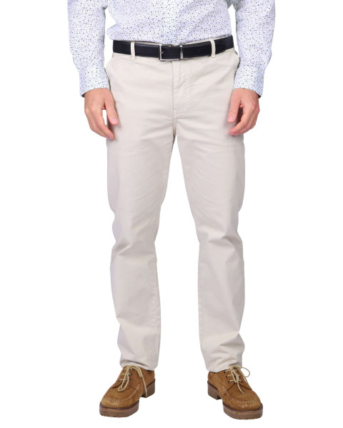 Pantalon chino en coton...