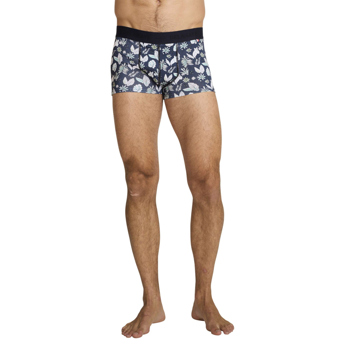 Lot de 3 boxers en coton multicolores pourvus d'une taille élastiquée