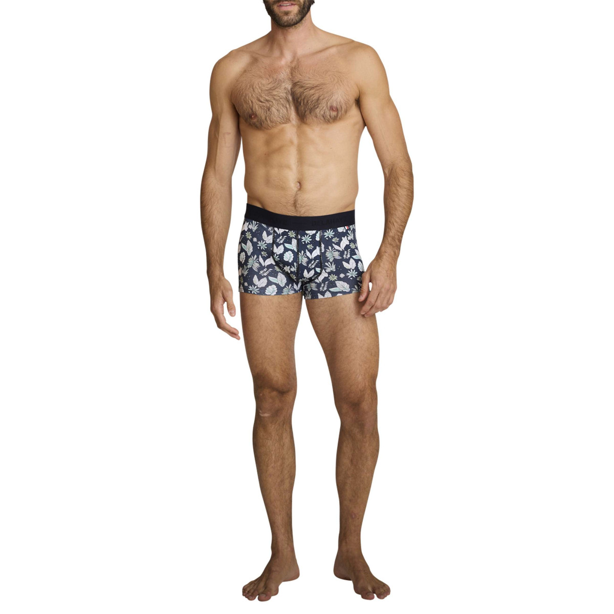 Thumbnail Lot de 3 boxers en coton multicolores pourvus d'une taille élastiquée - Image 4