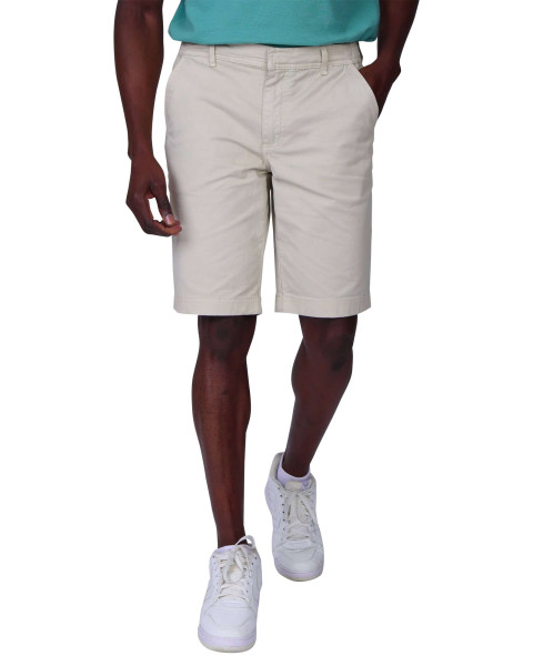 Short chino en coton gris...