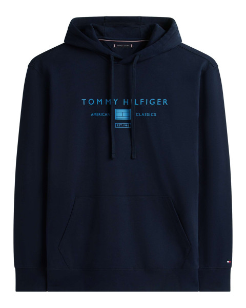 Sweat en coton marine uni...