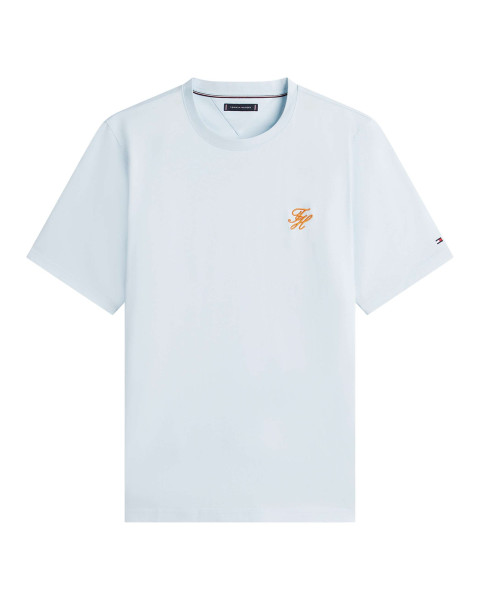 T-shirt en coton ciel uni...