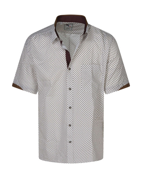 Chemise en coton blanche et...