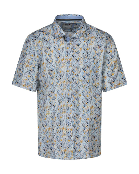 Chemise bleu clair en coton...