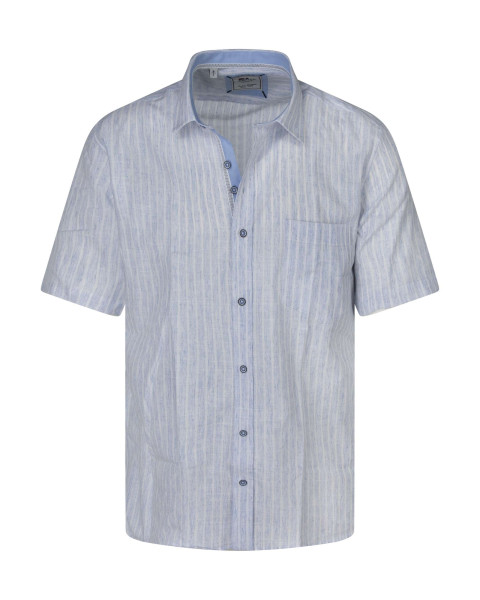 Chemise bleu clair à...