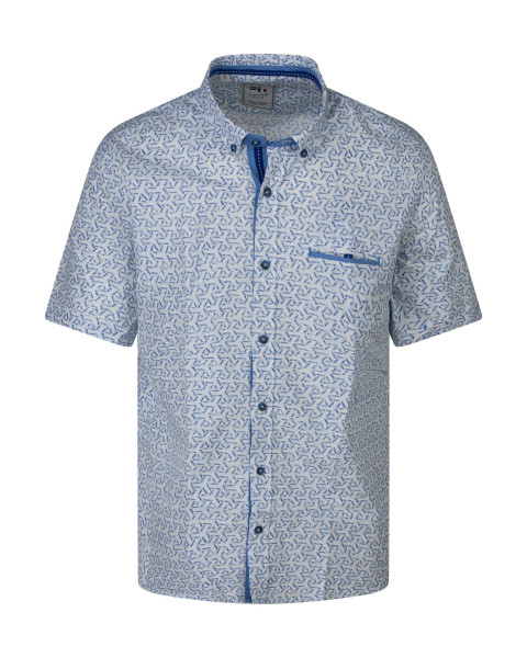 Chemise blanche à motifs...