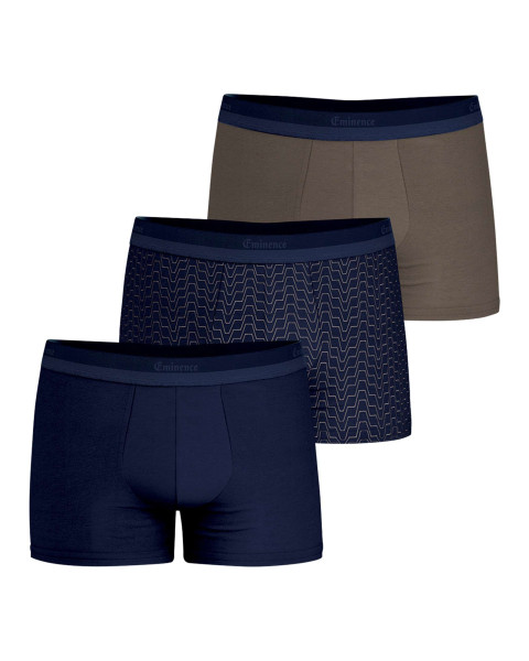 Lot de 3 boxers en coton...