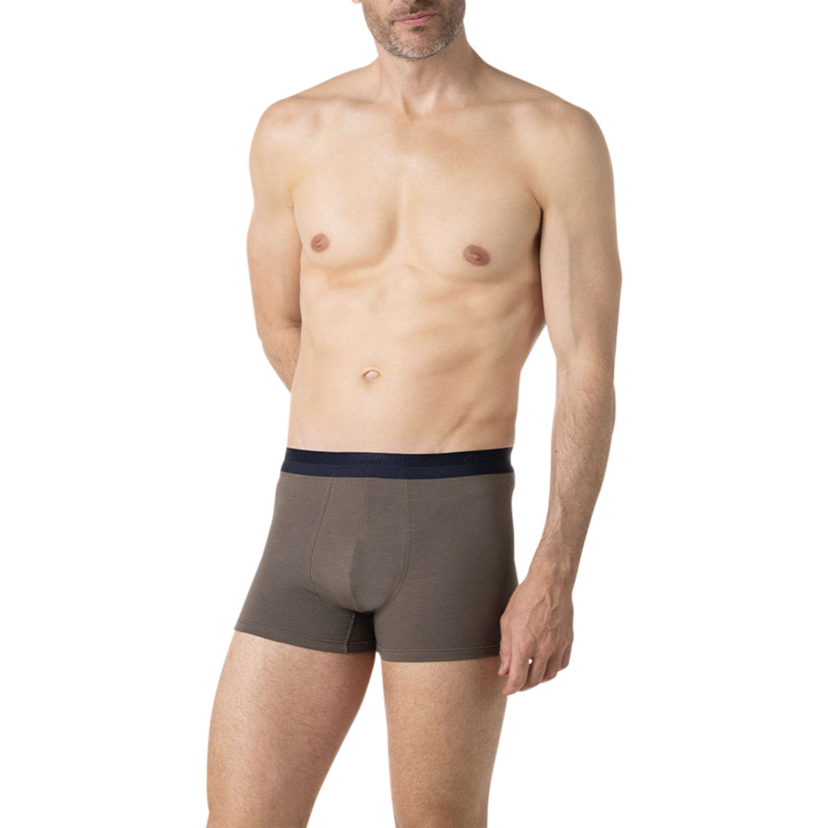 Thumbnail Lot de 3 boxers en coton multicolores unis pourvus du nom de la marque imprimé - Image 4