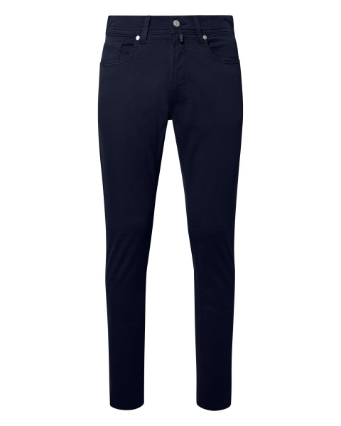 Pantalon en coton marine...