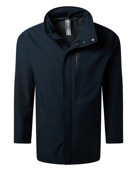Veste marine unie avec une...