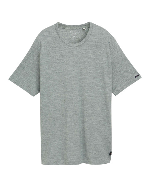 T-shirt en coton kaki uni...
