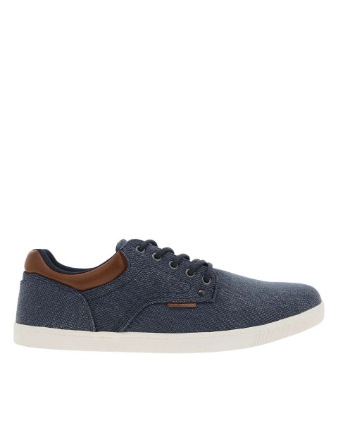 Baskets toile basse marine...