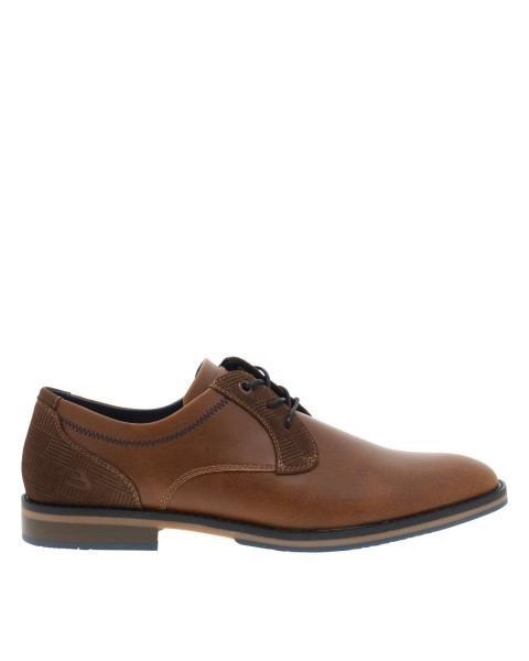 Derbies cognac à talon plat...