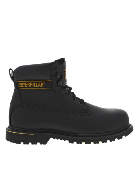 Bottines en cuir noires à...