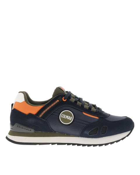 Baskets running en cuir...