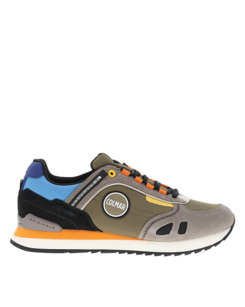 Baskets running en cuir...