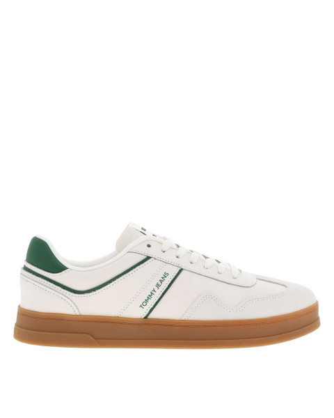 Tennis en cuir écrues avec...