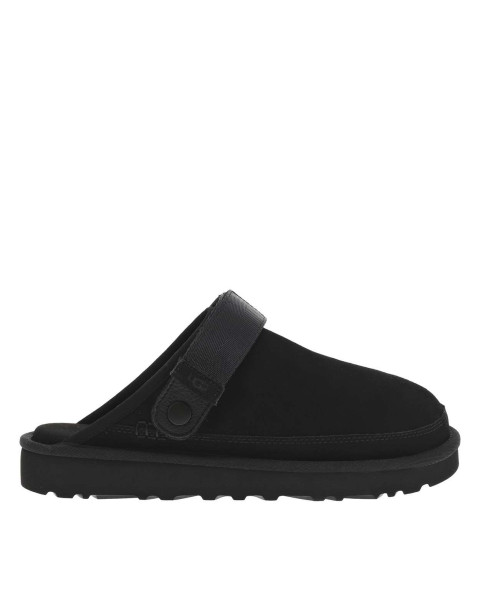Mules en cuir noires à...