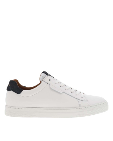 Tennis en cuir blanches...