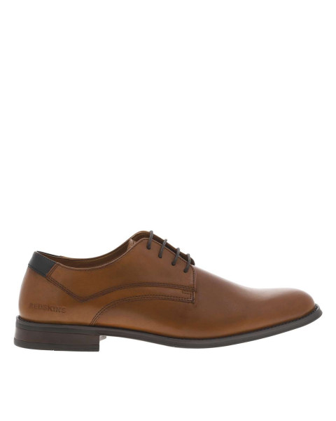 Derbies en cuir marrons...