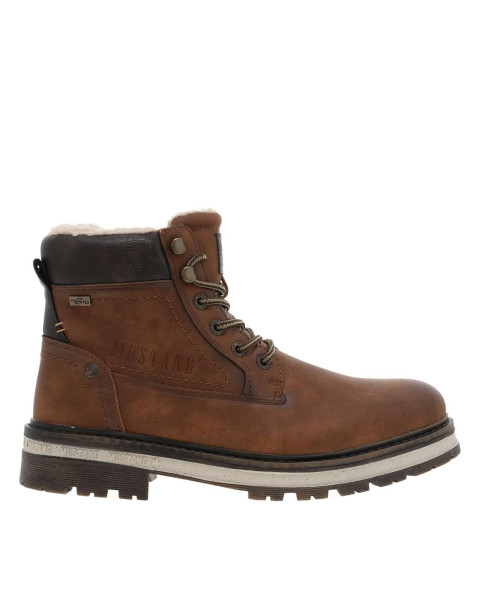 Bottines brunes à talon...